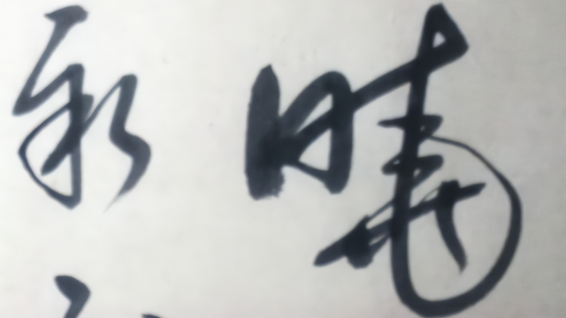 草书：杜牧诗《紫薇花》晓迎秋露一枝新，不占园中最上春