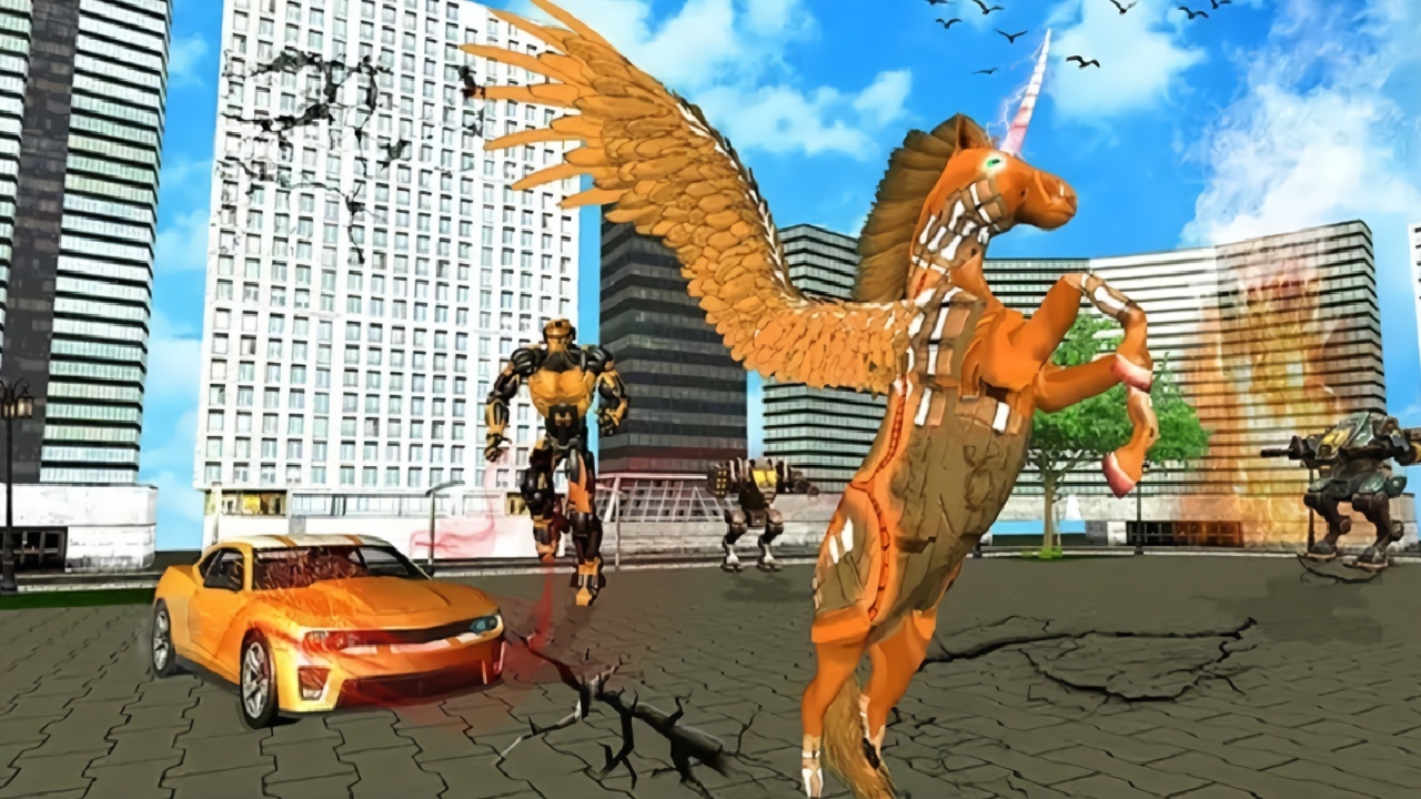 机器人模拟器:飞马机器人不会飞,只会地上跑