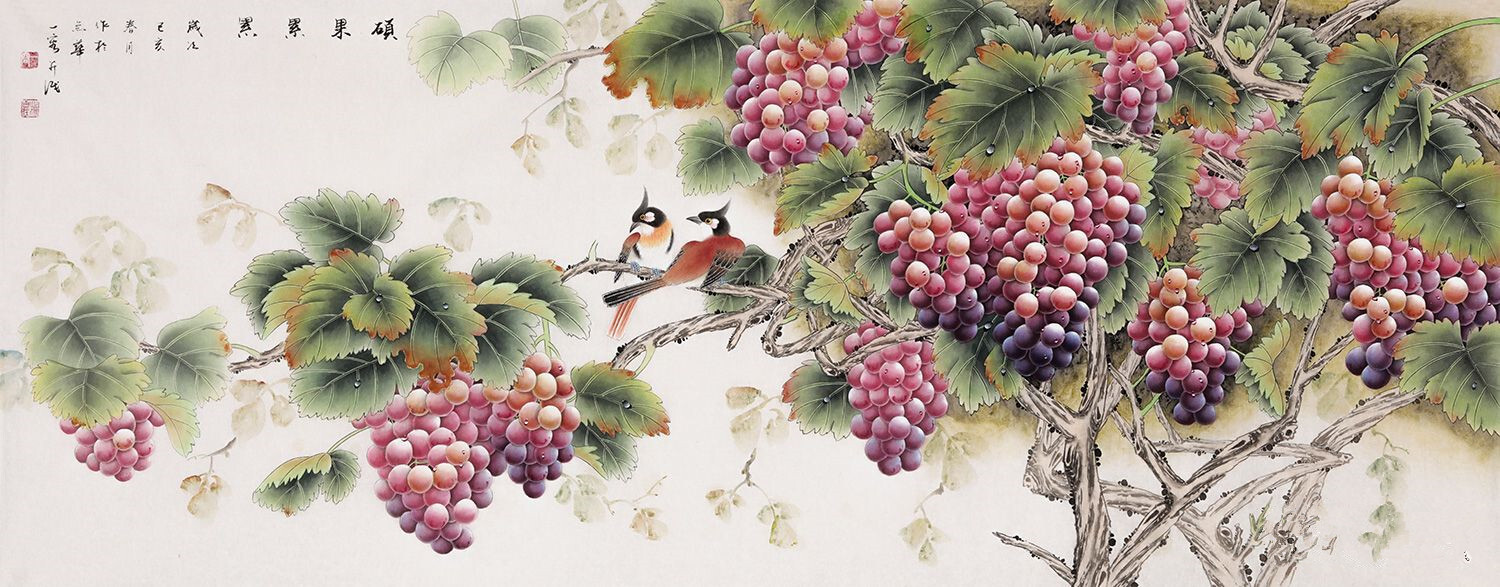 有品位的人卧室都挂画，还得是寓意吉祥的旺风水花鸟画__凤凰网