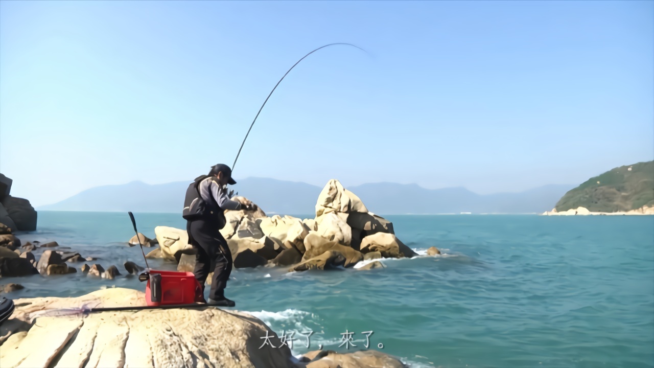 放流钓法，钓鱼人1.5号PE线挑战怪力牛屎立