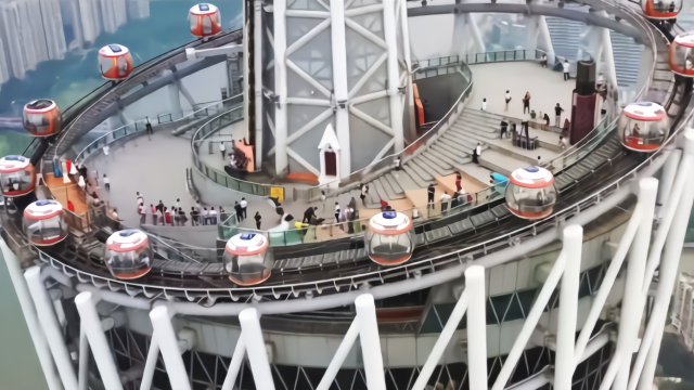 600米高空实拍广州塔，108层电梯速升，广州本地人都没看过