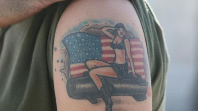 美军士兵流行纹身，为什么都喜欢纹中国汉字？一特点比狗牌还重要