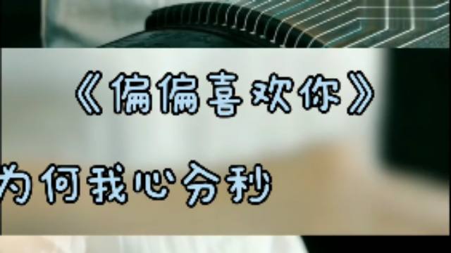 古筝演奏视频《偏偏喜欢你》好听的古筝流行曲