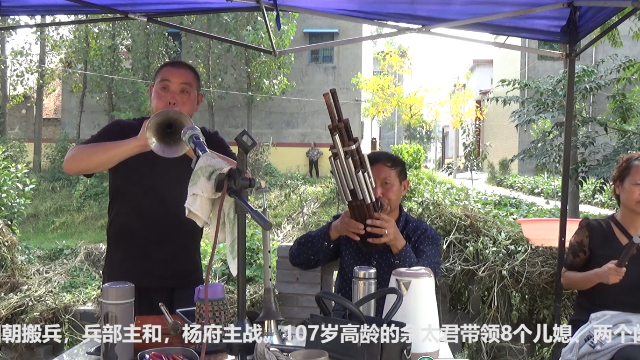 唢呐团长亲自上阵演奏豫剧《五世请缨》，一字一板，像极了原唱！