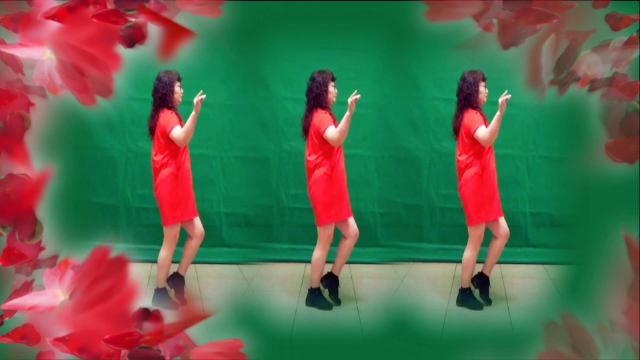 印尼民歌中文排舞《美丽的梭罗河》，简单优美