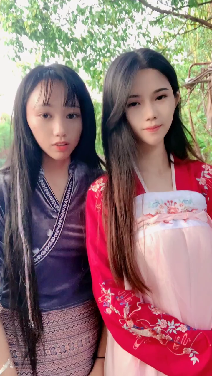 缅甸华侨的两位美少女，流口水啊