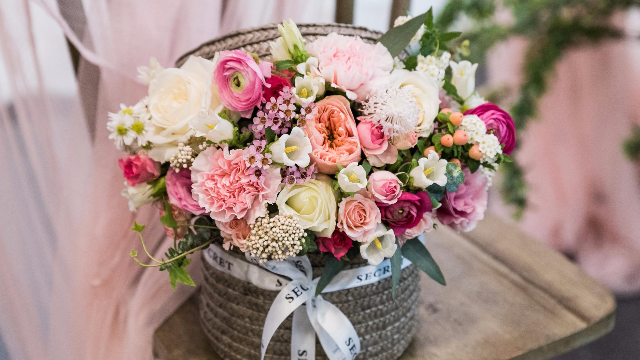 零基础学插花 花艺线上课程 花艺培训视频 花艺