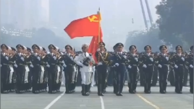 中国军人的英姿，捍卫国家的尊严，从古至今从未改变