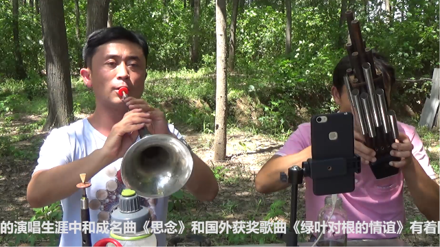 唢呐高手演奏歌曲《渴望,仿佛回到黑白电视的年代,超怀念