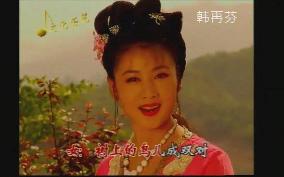 戏缘名角系列黄梅戏韩再芬天仙配树上的鸟儿成双对