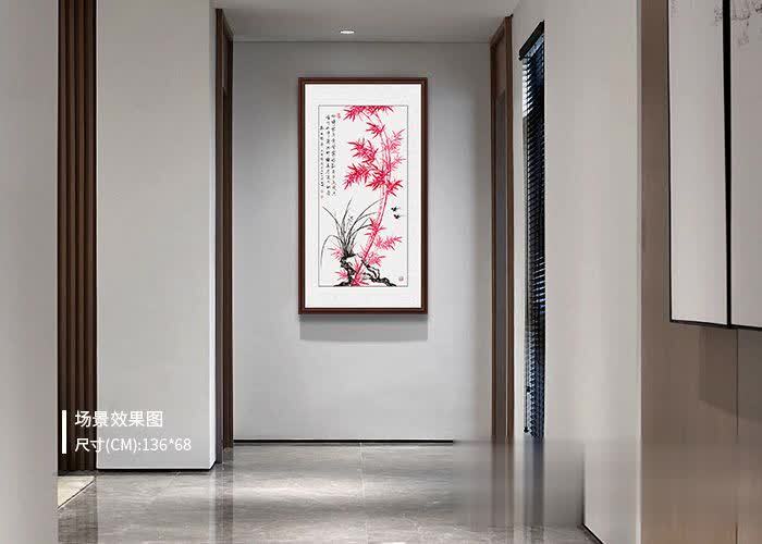 开门见喜,开门玄关吉祥挂画推荐
