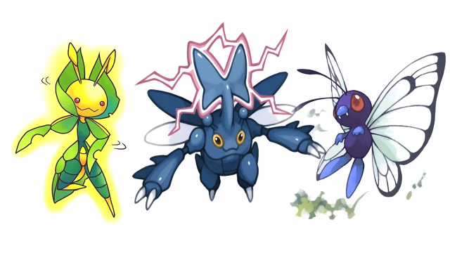 小智虫属性神奇宝贝虽然不多,但是最强的赫拉克勒斯能跟神兽对抗