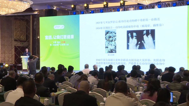 朴建华在中国·重庆（江津）第二届富硒产业发展大会作分享