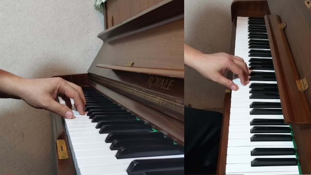 老年人自学钢琴一看就会入门知识之二左手音阶