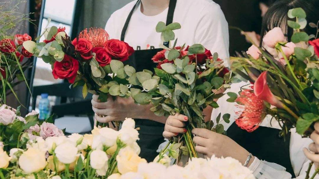 零基础花艺学习教材 花艺在线视频培训教程 学花艺开花店课程