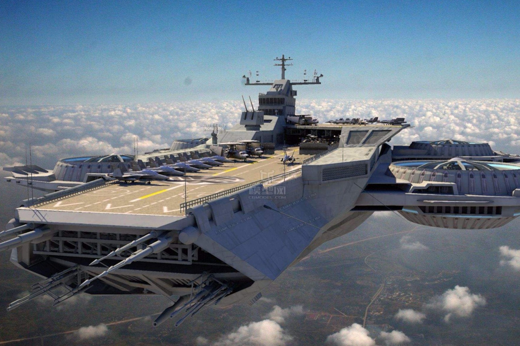 美砸400亿美元，研究能飞天的航母，2小时就能到达东京！