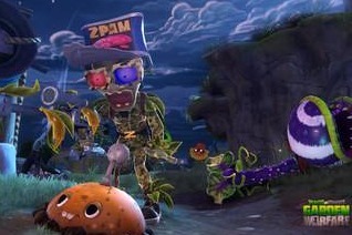 植物大战僵尸2国际版：使用超能柚子挑战第一天现代僵尸