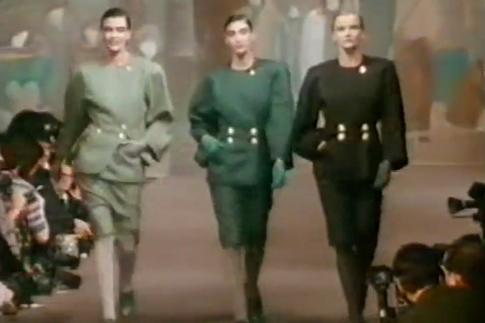 回忆曾经时尚 80年代复古时装秀 原来也是很美的