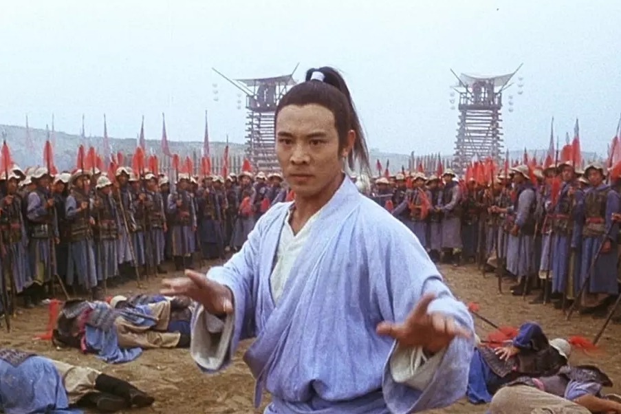 李连杰动作片太极张三丰，与钱小豪巅峰对决，成为经典难以超越