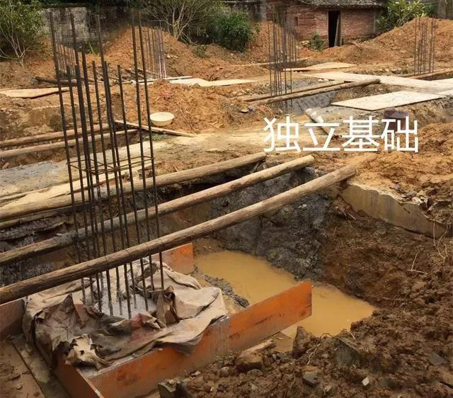 条形基础是农村自建房最常用的基础形式,因为农村大多都是砖混结构的