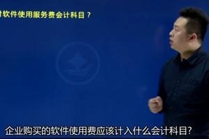 企业购买的财务软件使用费应该计入什么会计科目！