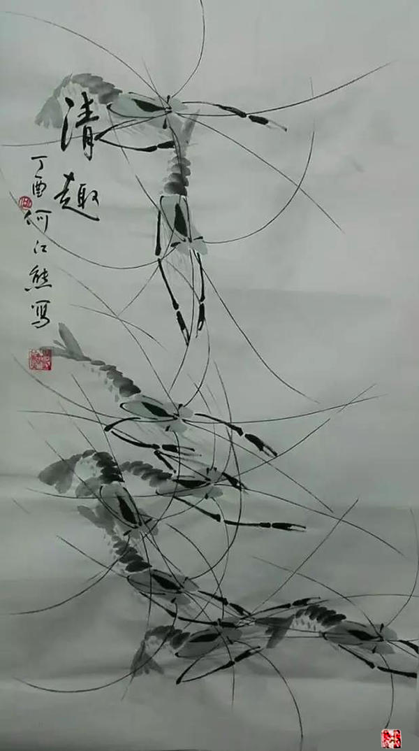 何江熊出身书画世家,习画40余载,将中国画和易经风