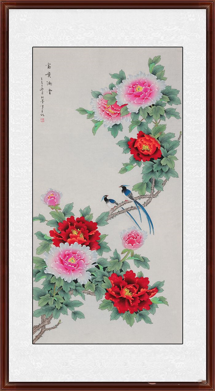 寓意吉祥的玄关艺术画,大门口很吸睛