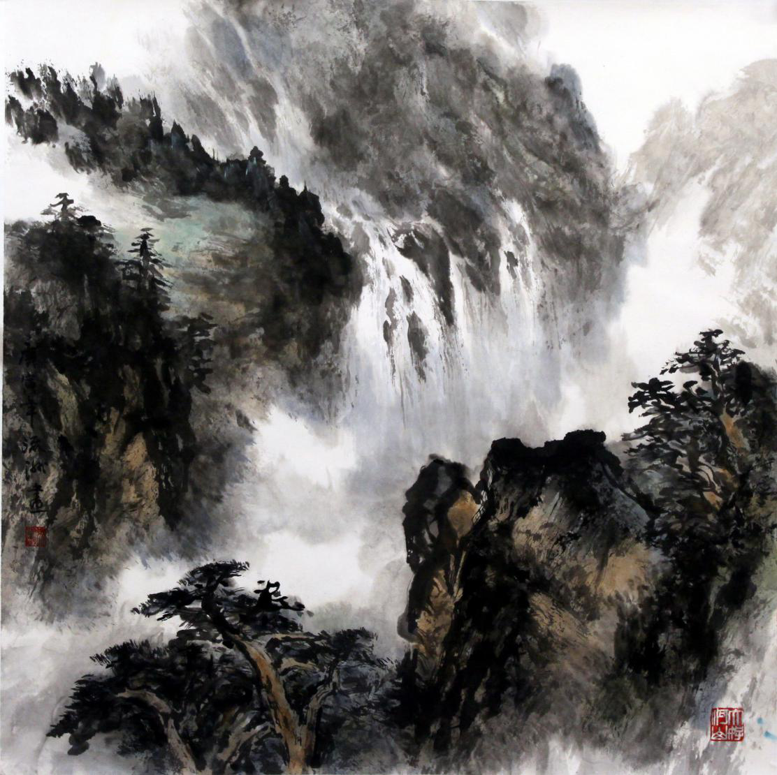 读马流洲山水画有感:精微似无意 广大自天成