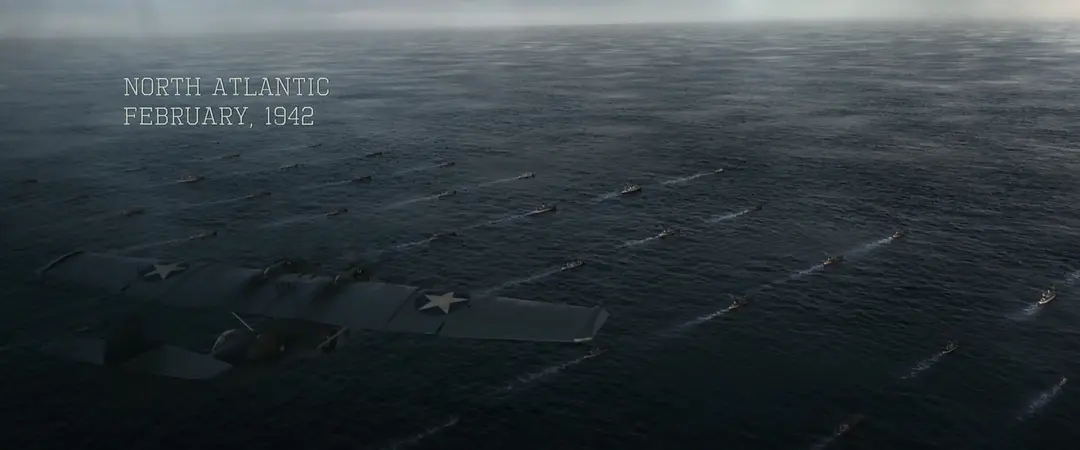 《灰猎犬号》也是一部神剧,和真实的大西洋反潜护航战
