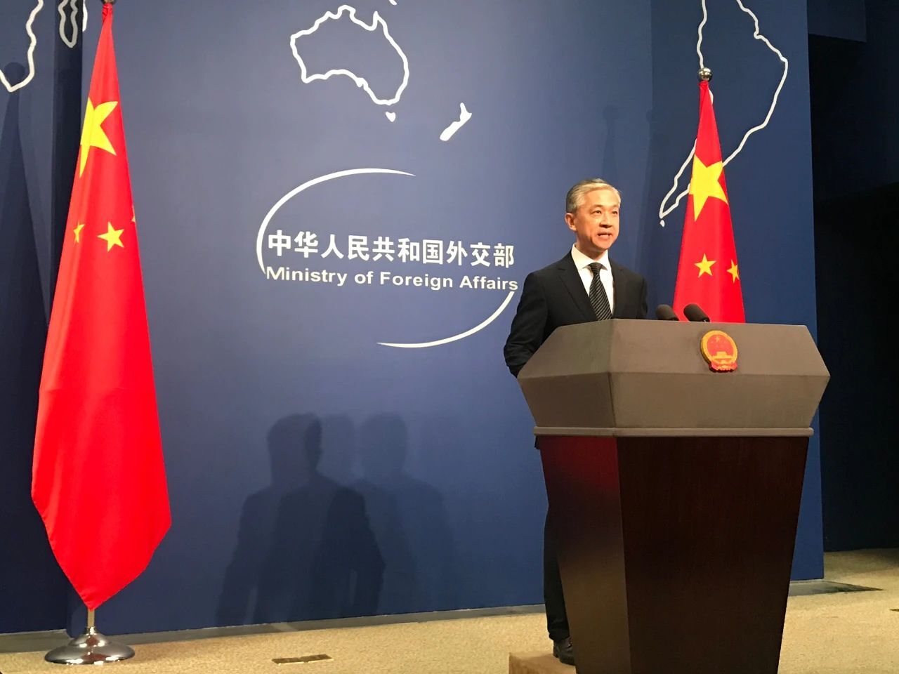 外交部新任发言人汪文斌亮相