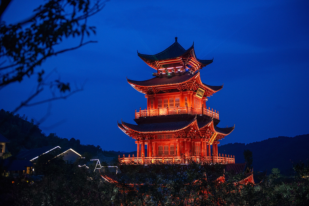 夜游上饶葛仙村,江西全新旅游地标不可错过,越夜越精彩