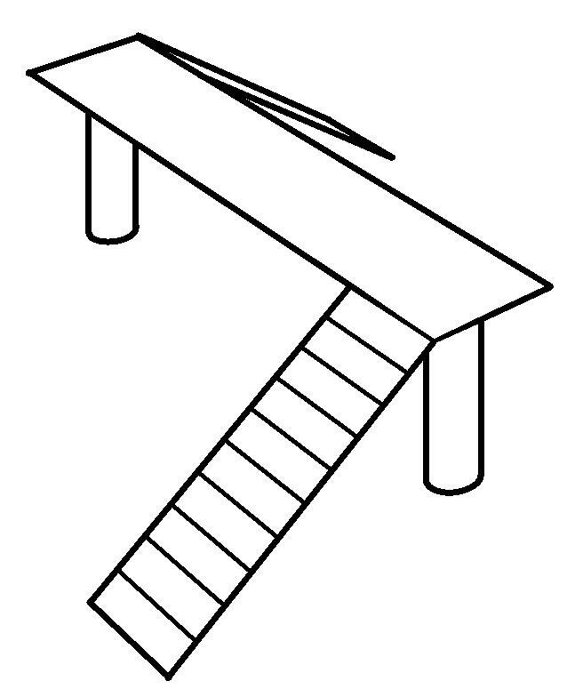 人行天桥,楼梯应该怎么画?插画初学