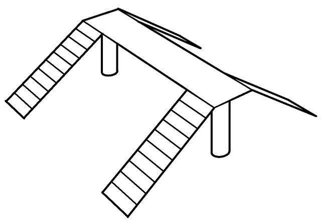 人行天桥,楼梯应该怎么画?插画初学者收藏啦