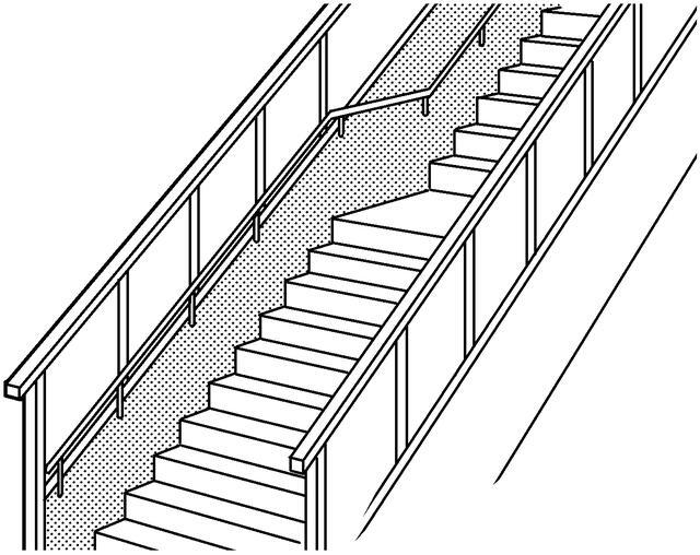 职业漫画师的教程!人行天桥,楼梯应该怎么画?插画初学