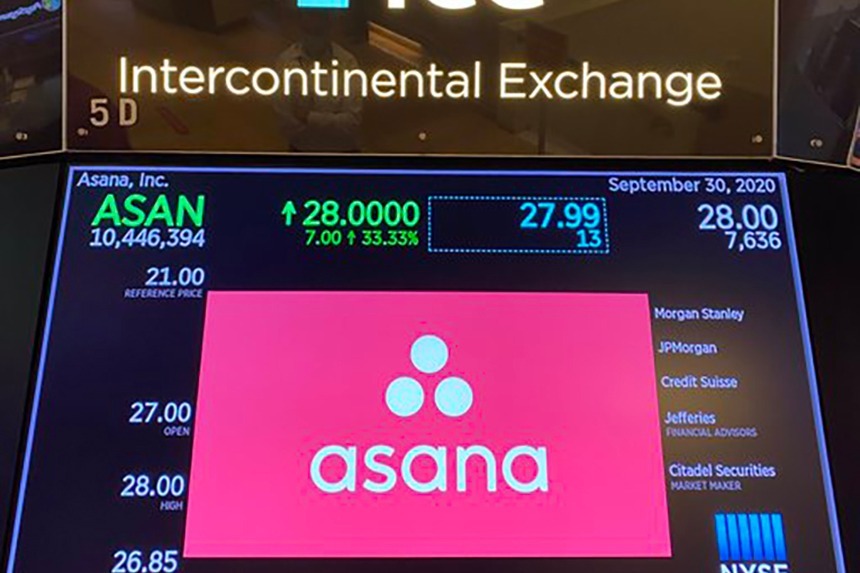 asana直接上市市值超50亿美元ceo为fb联合创始人