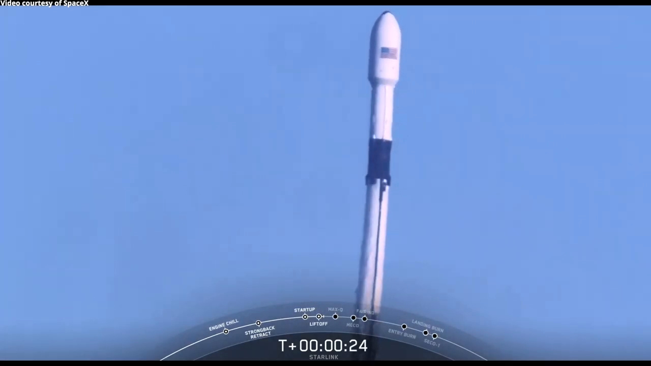 SpaceX成功发射第14批星链互联网卫星，入轨卫星总数达835颗