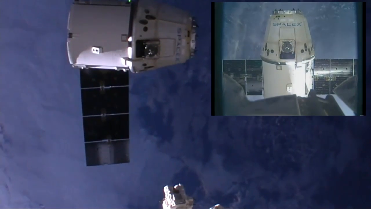 画面很美！SpaceX的龙飞船正在与国际空间站分离