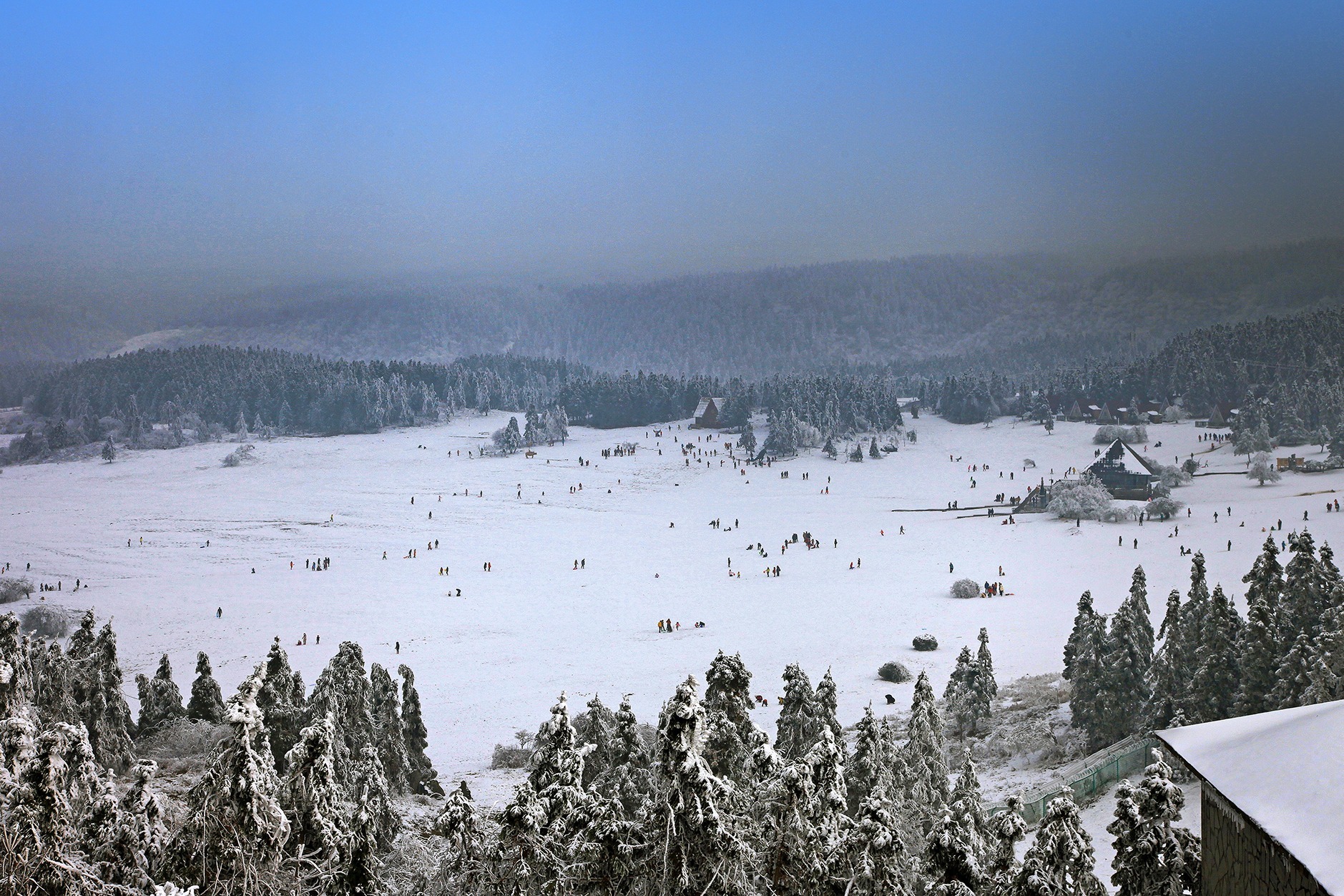 一起去武隆仙女山看雪