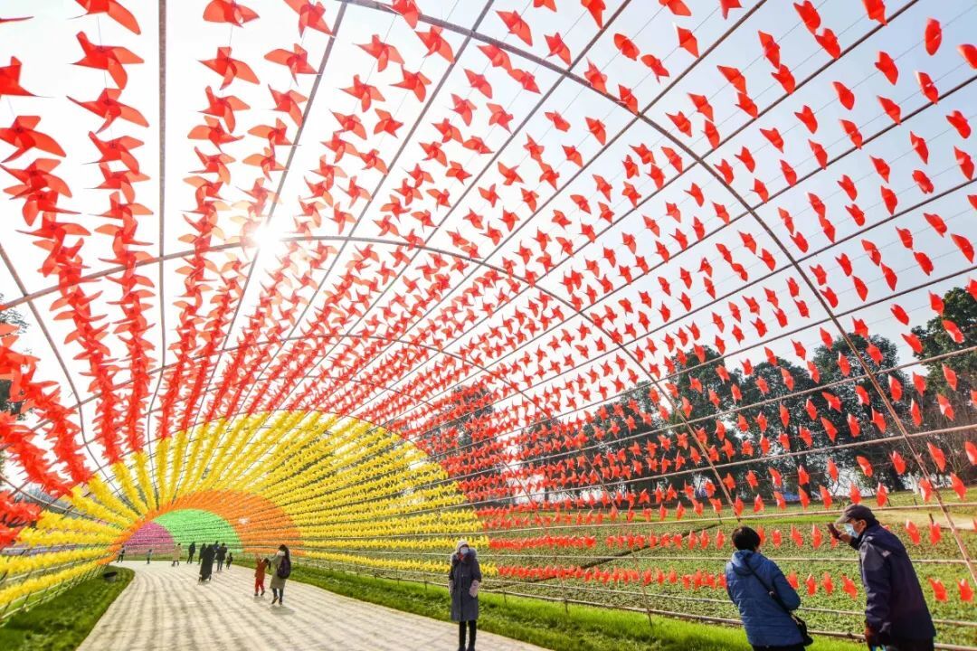 △秀丽东方2021年1月1日实拍 2021年的第一天,成都迎来了久违的阳光
