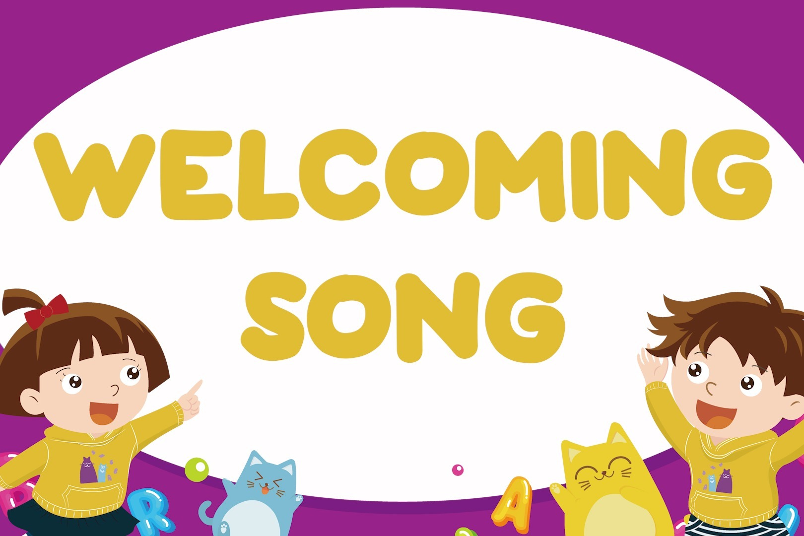 welcome,welcome可爱 想宝宝建立良好的社交关系,首先要学会的就是"welcome