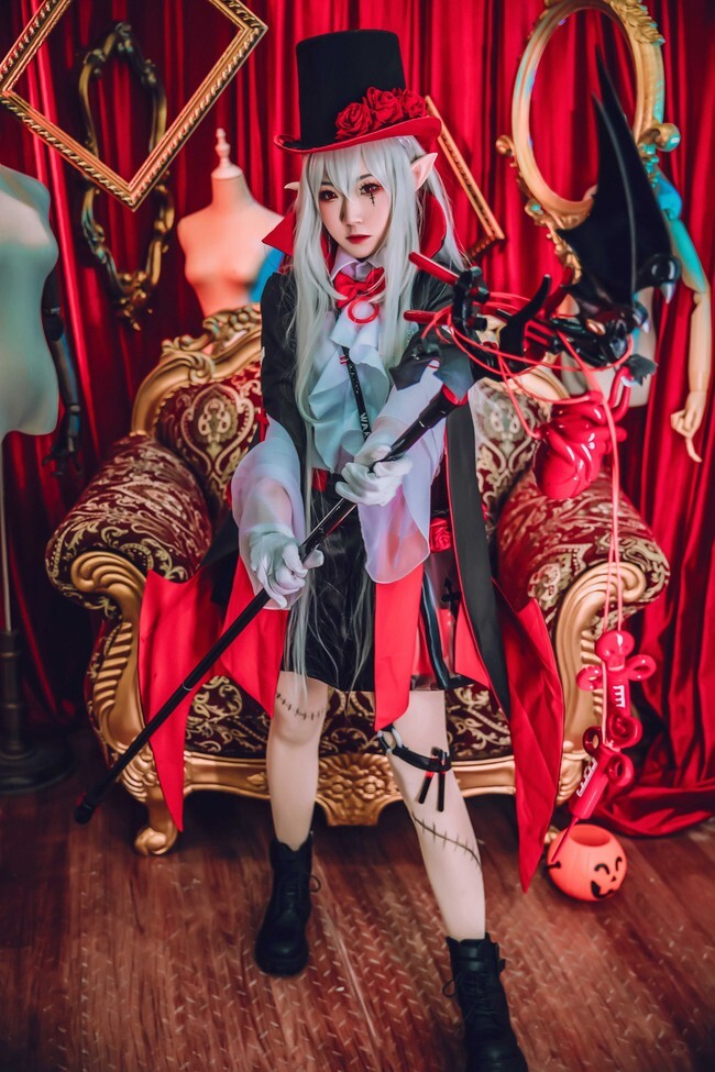 cos:【cos场照】明日方舟华法琳盛宴cos场照@末荼