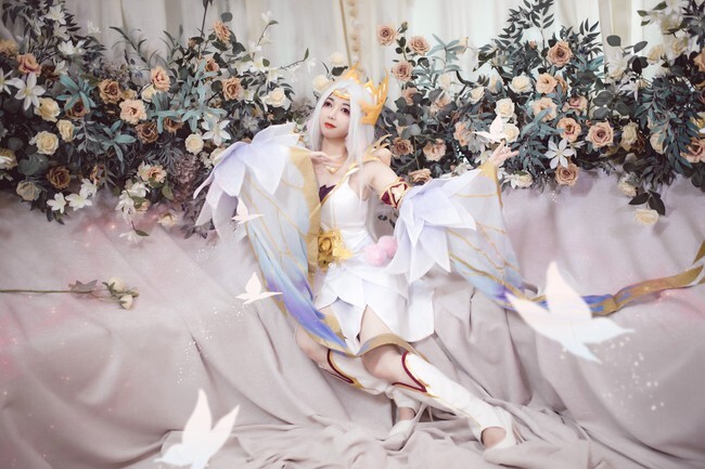 cos:貂蝉仲夏夜之梦星元皮肤cos正片