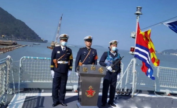 我国"南阳""商丘"056a型轻型护卫舰正式命名入列海军