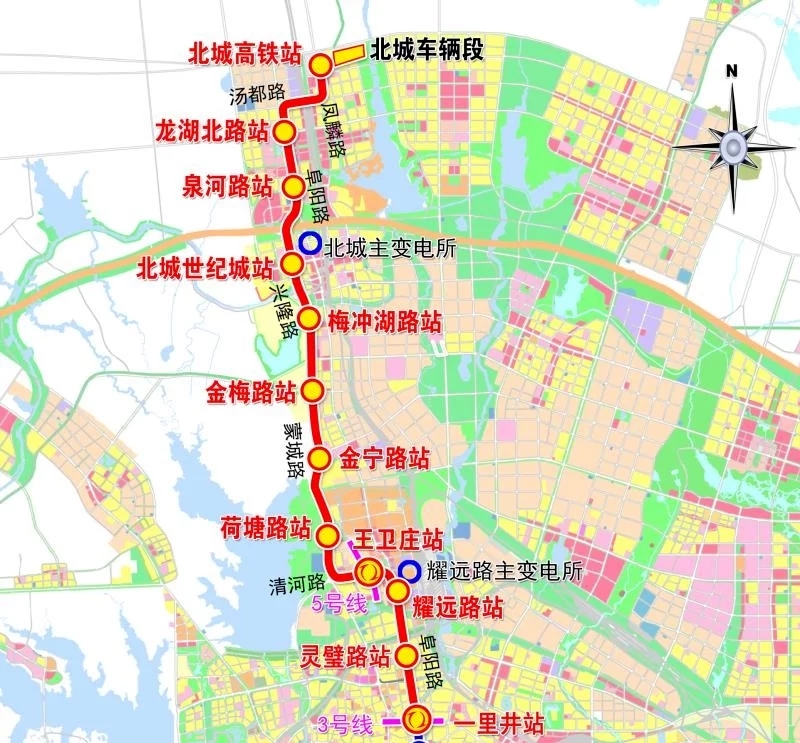 合肥地铁1号线 合肥第一条建成运营的地铁线路,是全安徽的首条地铁