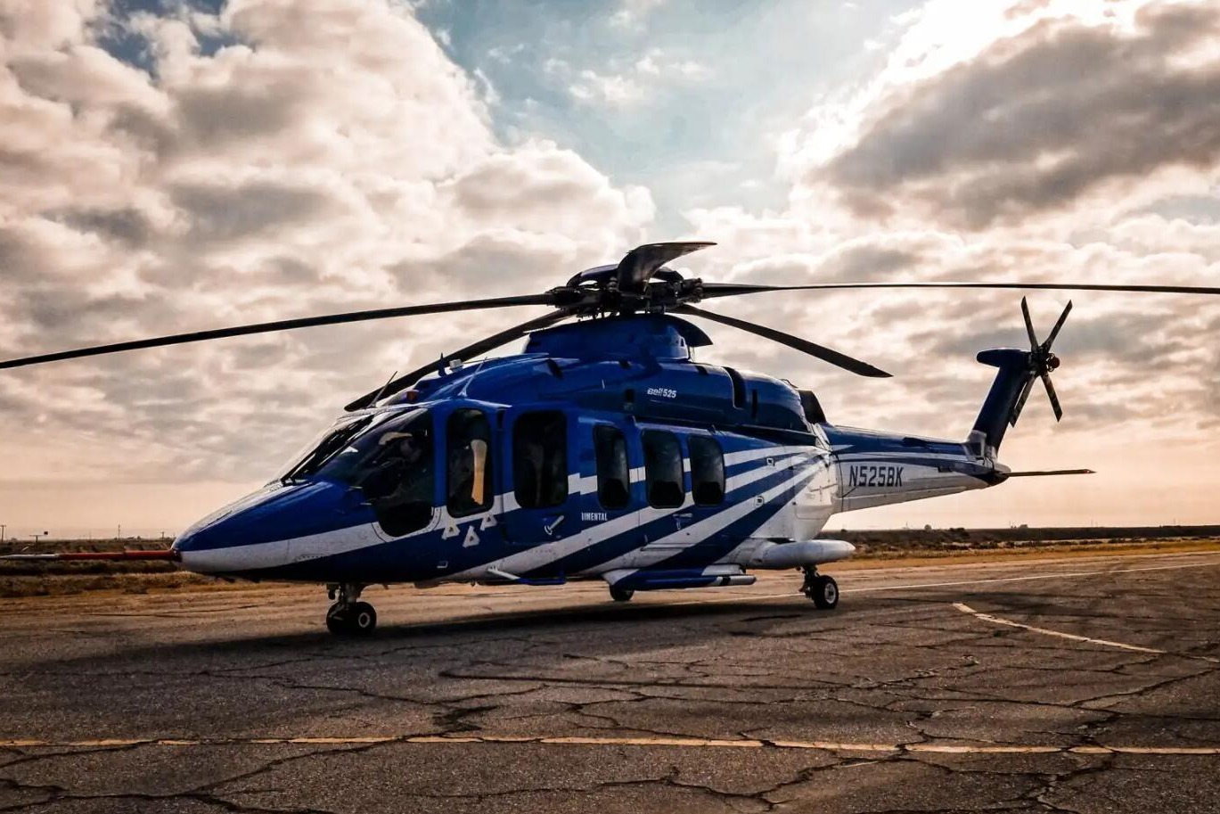 帅气的贝尔-525直升机