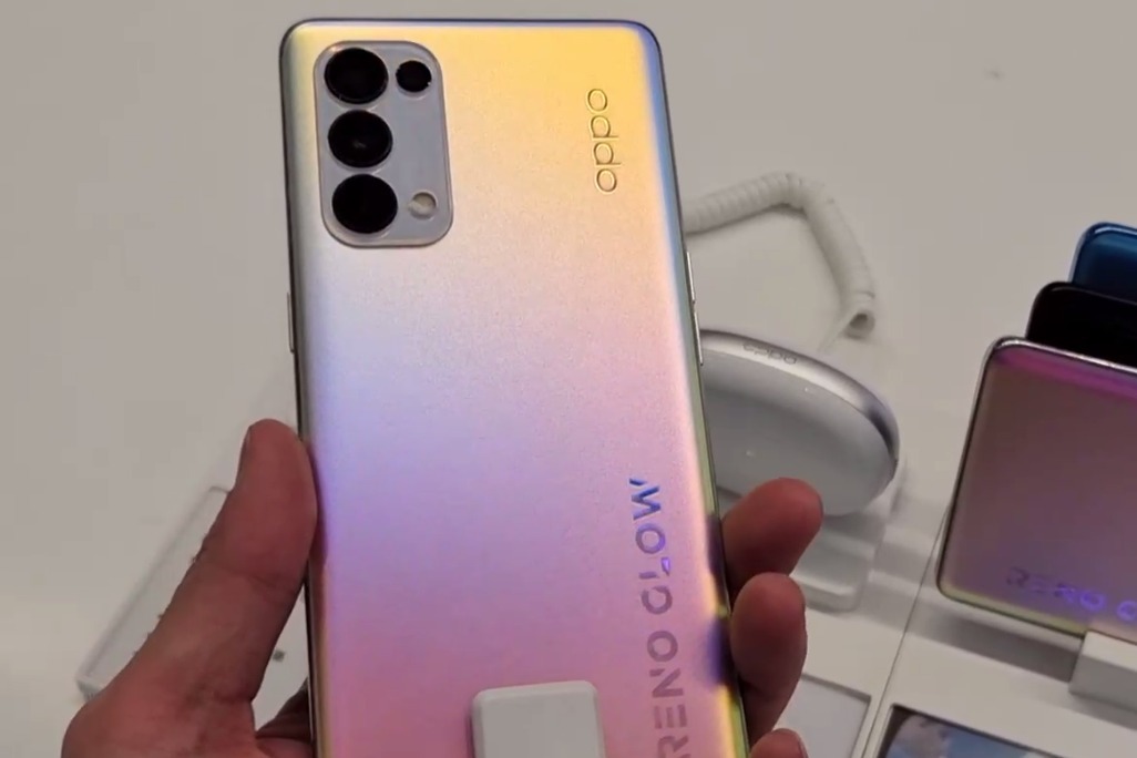 蓝黑粉谁最好看opporeno5pro全色系体验