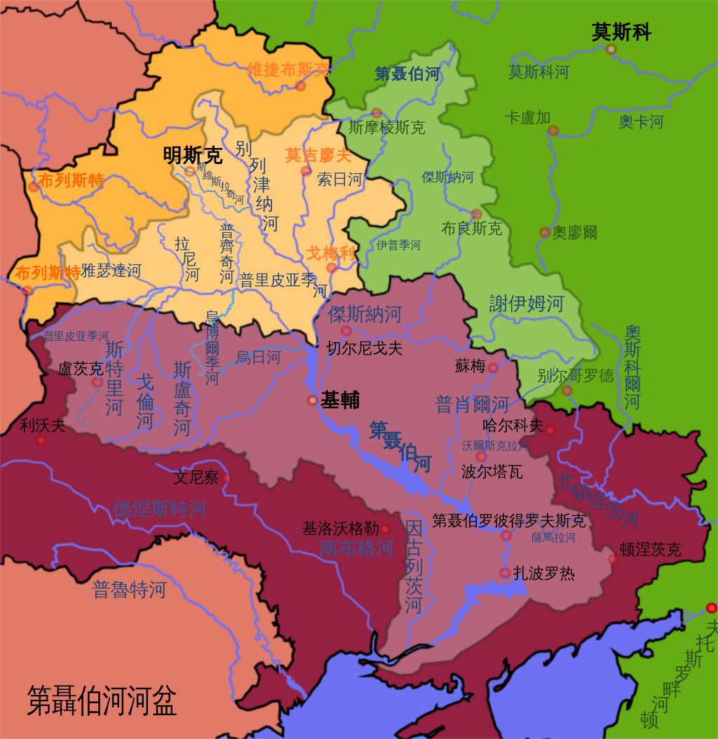 乌克兰地图 - 乌克兰地图高清版 - 乌克兰地图中文版