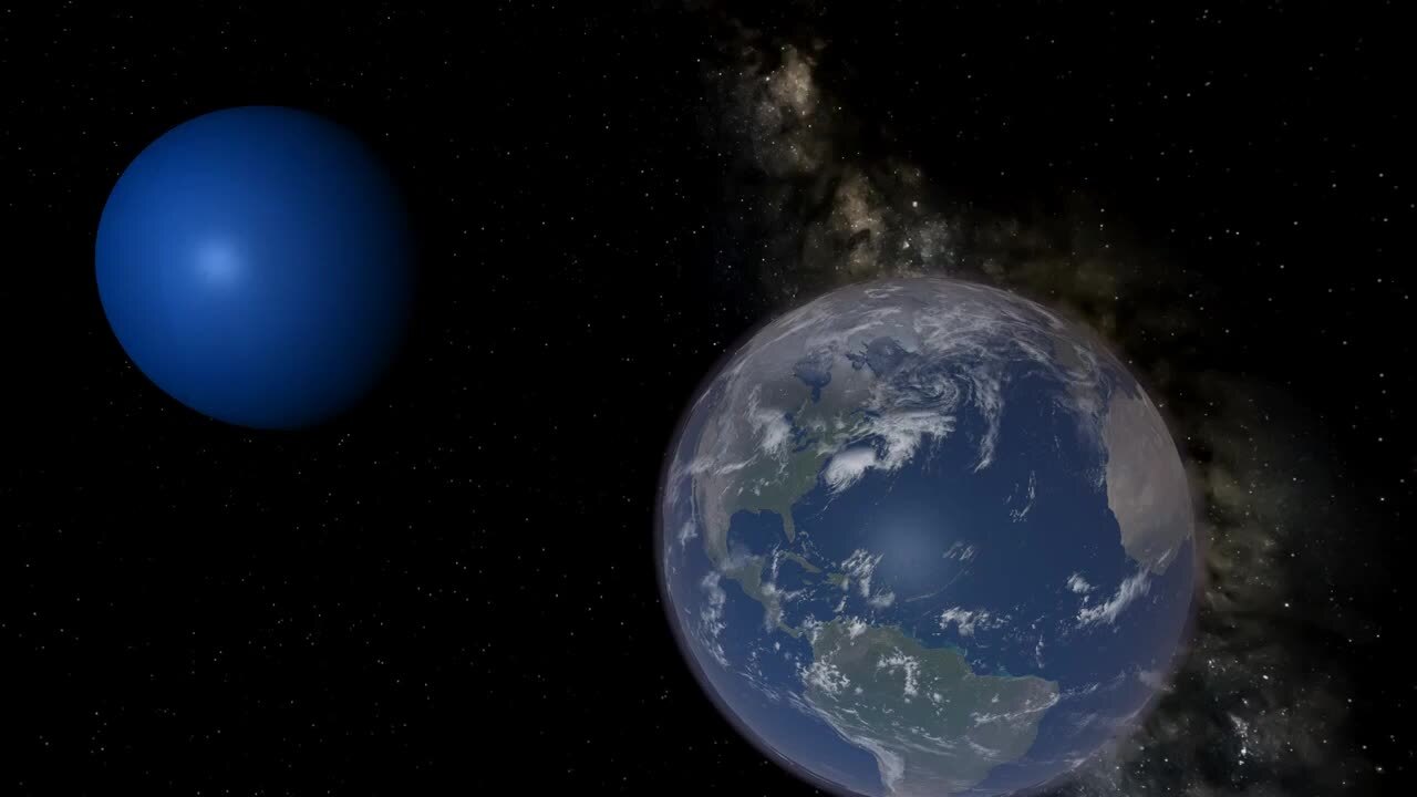 脑洞一下！假如有颗超级大的水球撞击了地球，那会如何？