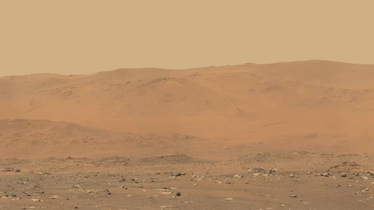 美这是毅力号火星车拍摄的最新火星表面图看起来有点奇怪