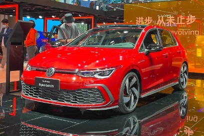 2021上海车展实拍高尔夫gti